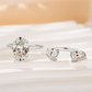 50% de Réduction – Bague Goutte d'Eau Ajustable Ouverte Strass Scintillant