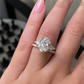 50% de Réduction – Bague Goutte d'Eau Ajustable Ouverte Strass Scintillant