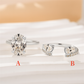 50% de Réduction – Bague Goutte d'Eau Ajustable Ouverte Strass Scintillant