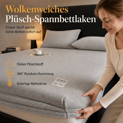 50% de Réduction – Drap-Housse Chaud en Peluche Épaisse, Protège-Matelas d'Hiver