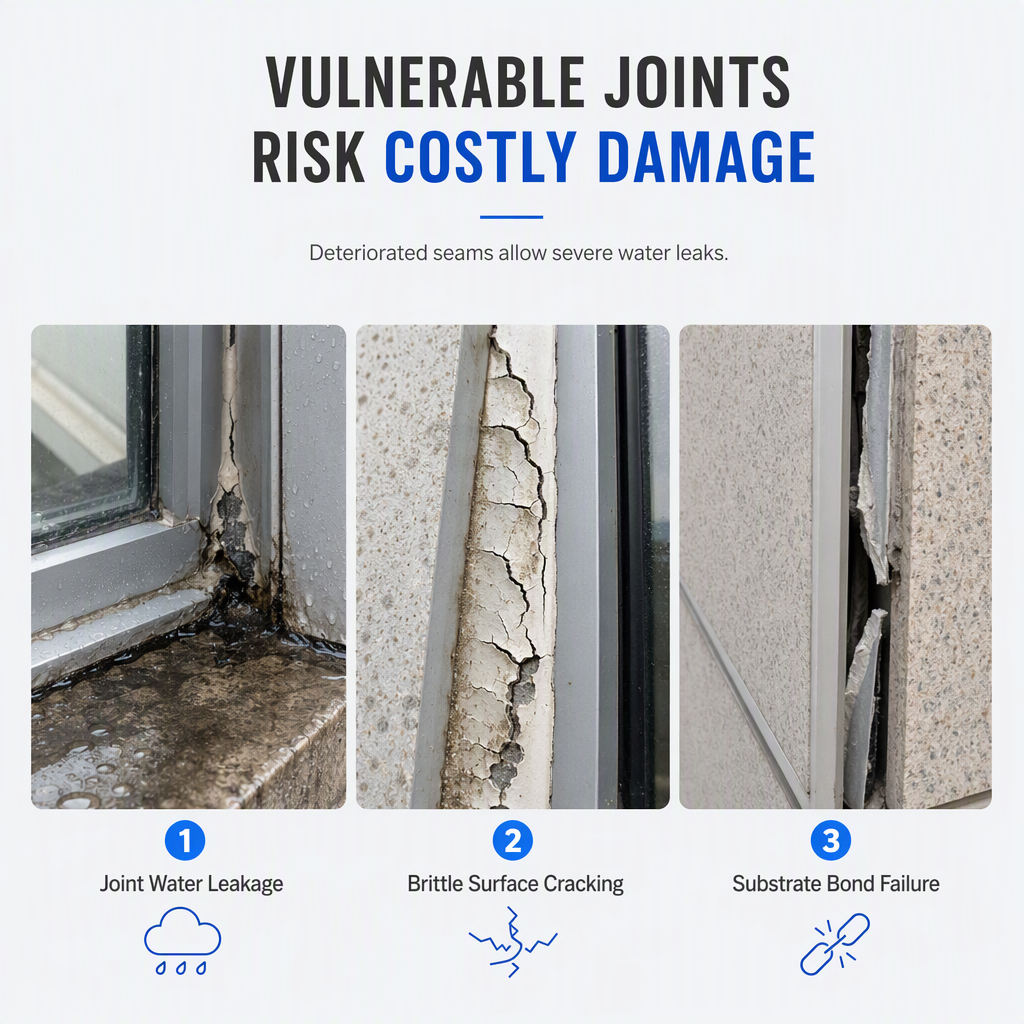 📢 40% de Réduction – Mastic Silicone Structurel 8800 Étanche et Résistant aux Intempéries pour Véranda Façade et Joints