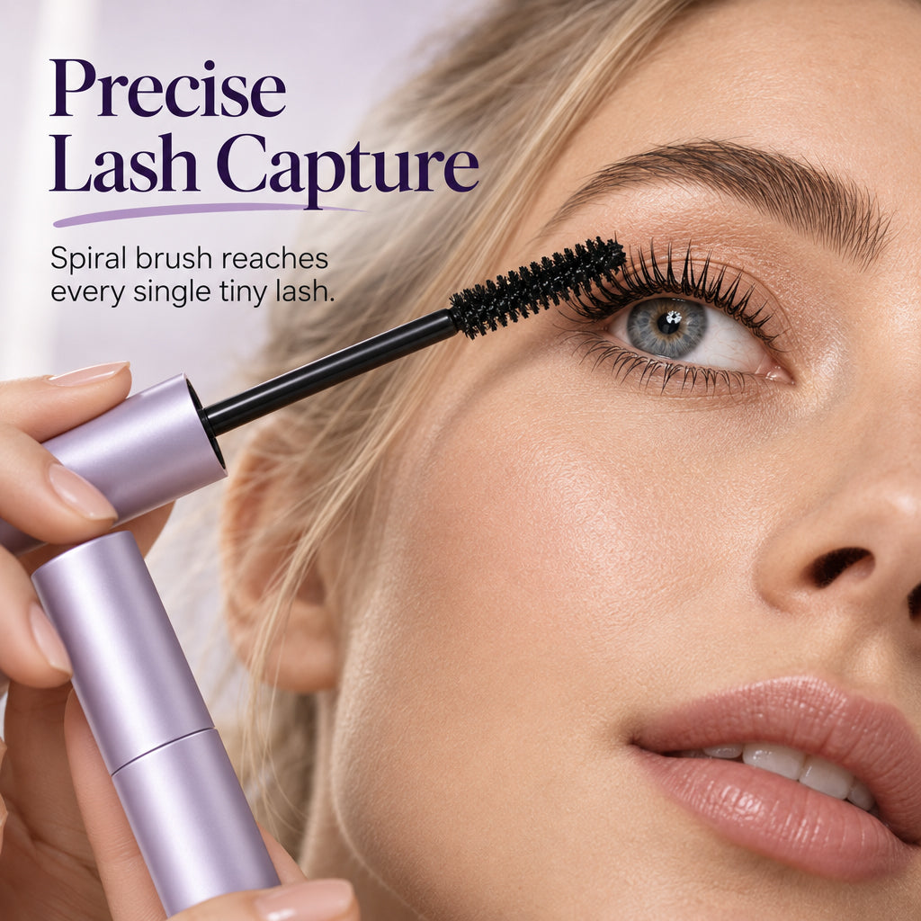 Mascara waterproof allongeant et volumateur à tenue longue durée