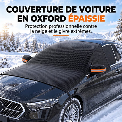 📢 50% de Réduction – Housse de Pare-Brise Voiture 4 Saisons Épaissie, Anti-Givre Magnétique Protection UV et Rétroviseurs