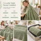 📢 50% de Réduction – Plaid Jacquard Double Face Doux et Moelleux à Motifs Cœurs, Couverture Polaire Chaude pour Canapé et Lit