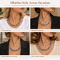 📢 50% de Réduction – Collier Chaîne Clavicule Motif Serpent Vintage Géométrique, Bijou Femme Style Rétro Audacieux et Élégant