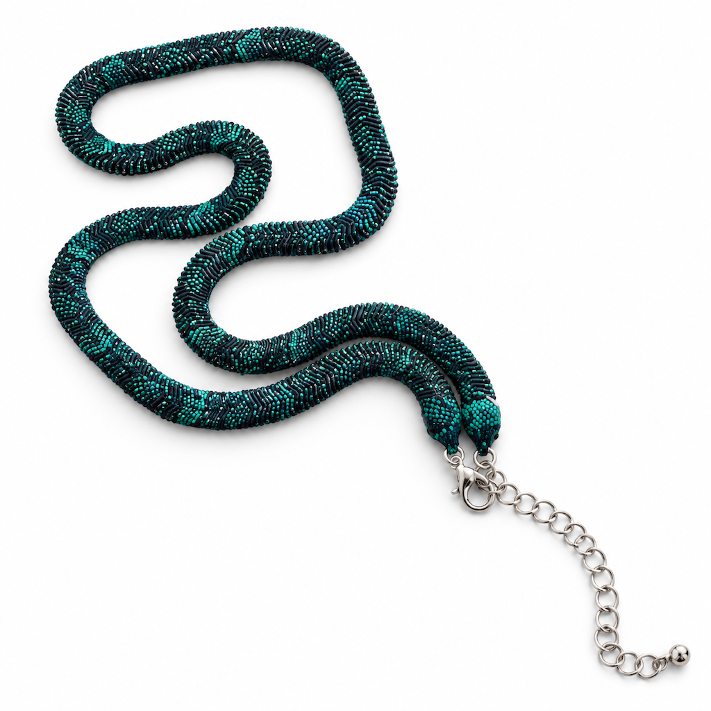 📢 50% de Réduction – Collier Chaîne Clavicule Motif Serpent Vintage Géométrique, Bijou Femme Style Rétro Audacieux et Élégant