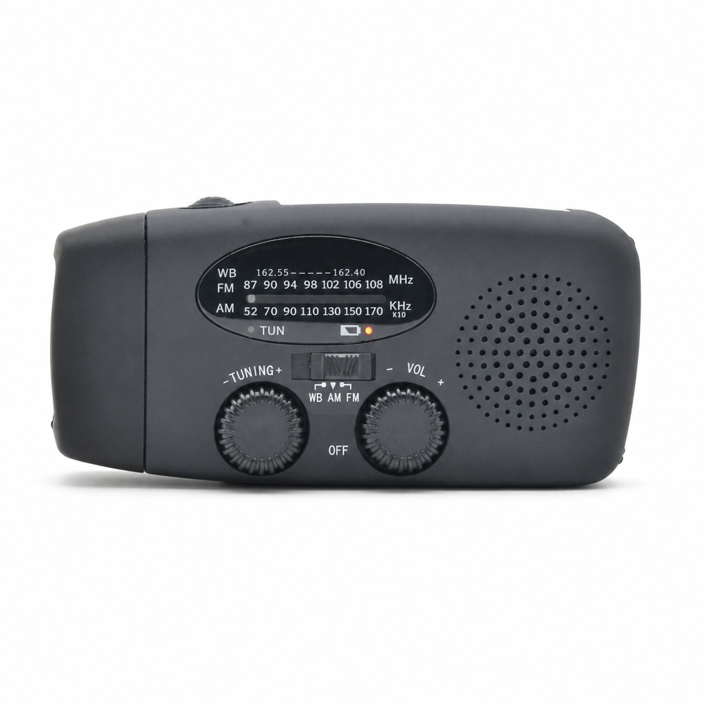 📢 50% de Réduction – Radio d'Urgence Solaire et Manivelle Dynamo 2000mAh Portable AM/FM Lampe Torche LED et Batterie Externe