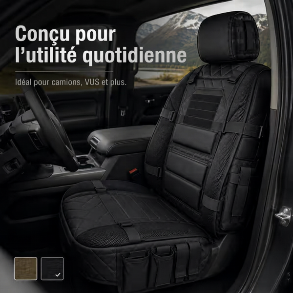 50% de Réduction – 📢 Housse de Siège Tactique de Voiture avec Poches de Rangement Molle et Protection Anti-Rayures Universelle