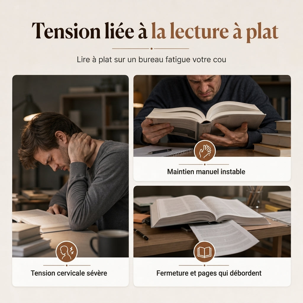 📢 50% de Réduction – Support de Lecture et Tablette Rotatif à 360° en Acrylique Transparent, Réglable en Hauteur, Ergonomique