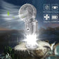 Tragbare LED-Camping-Laterne mit Ventilator