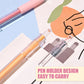 Cartoon-Muster Student Utility Knife Pen（1Set/6 Pcs)-9
